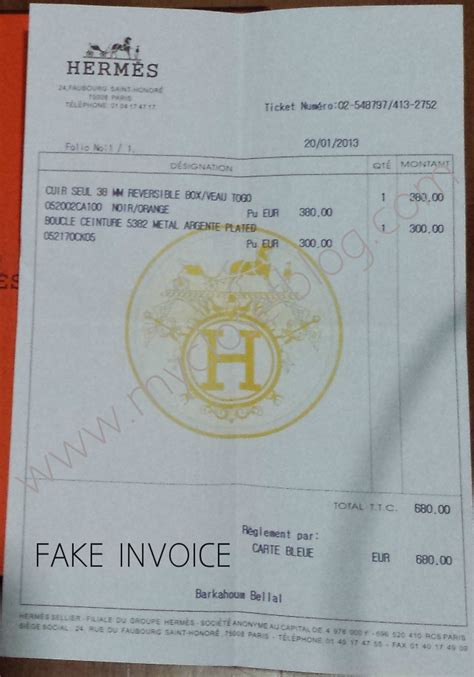 fake hermes invoice - Hermes ap invoice processing.